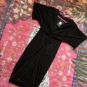 Fashion Nova Black Knot Dress